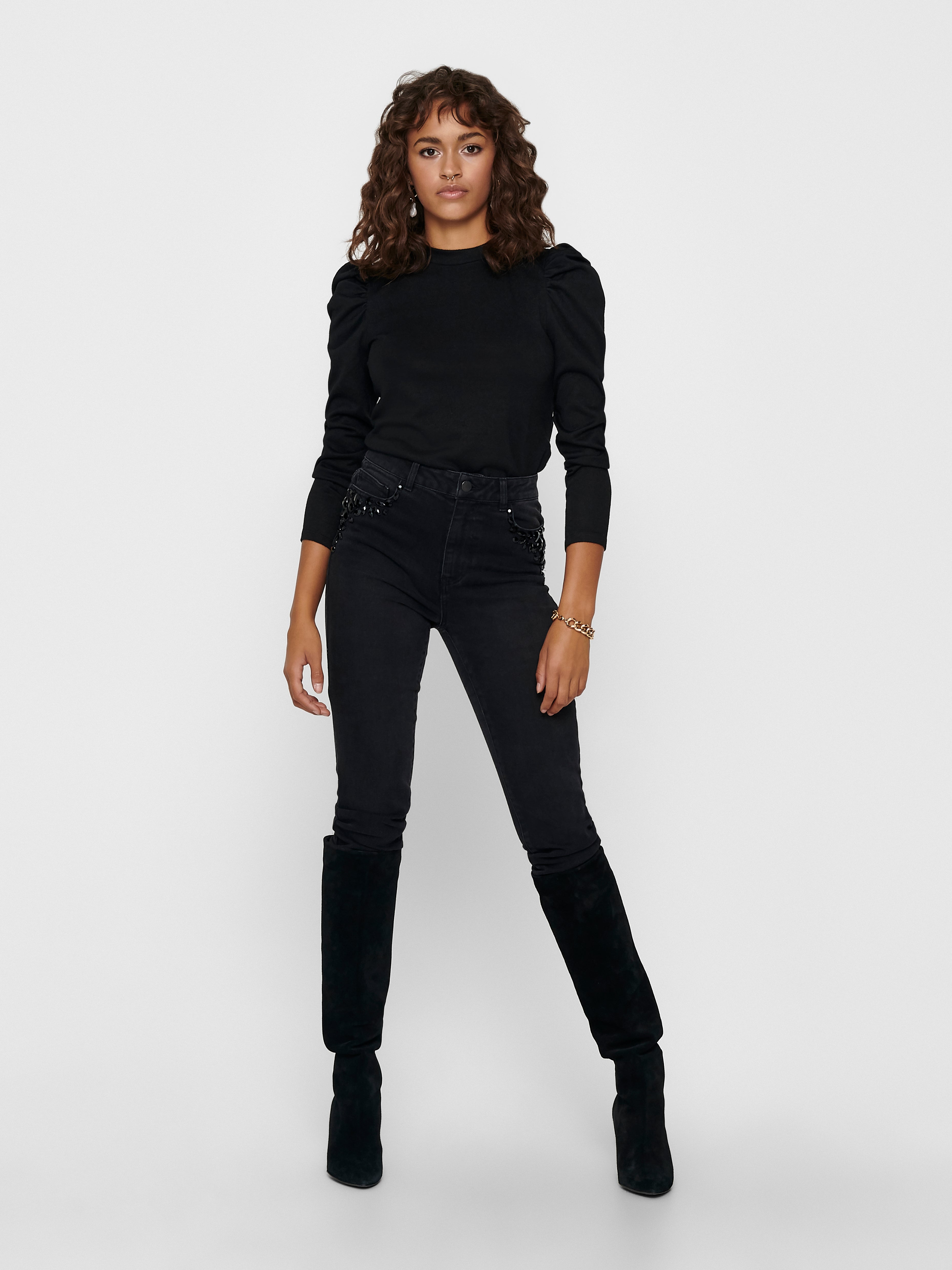 JDYTONSY Top Black