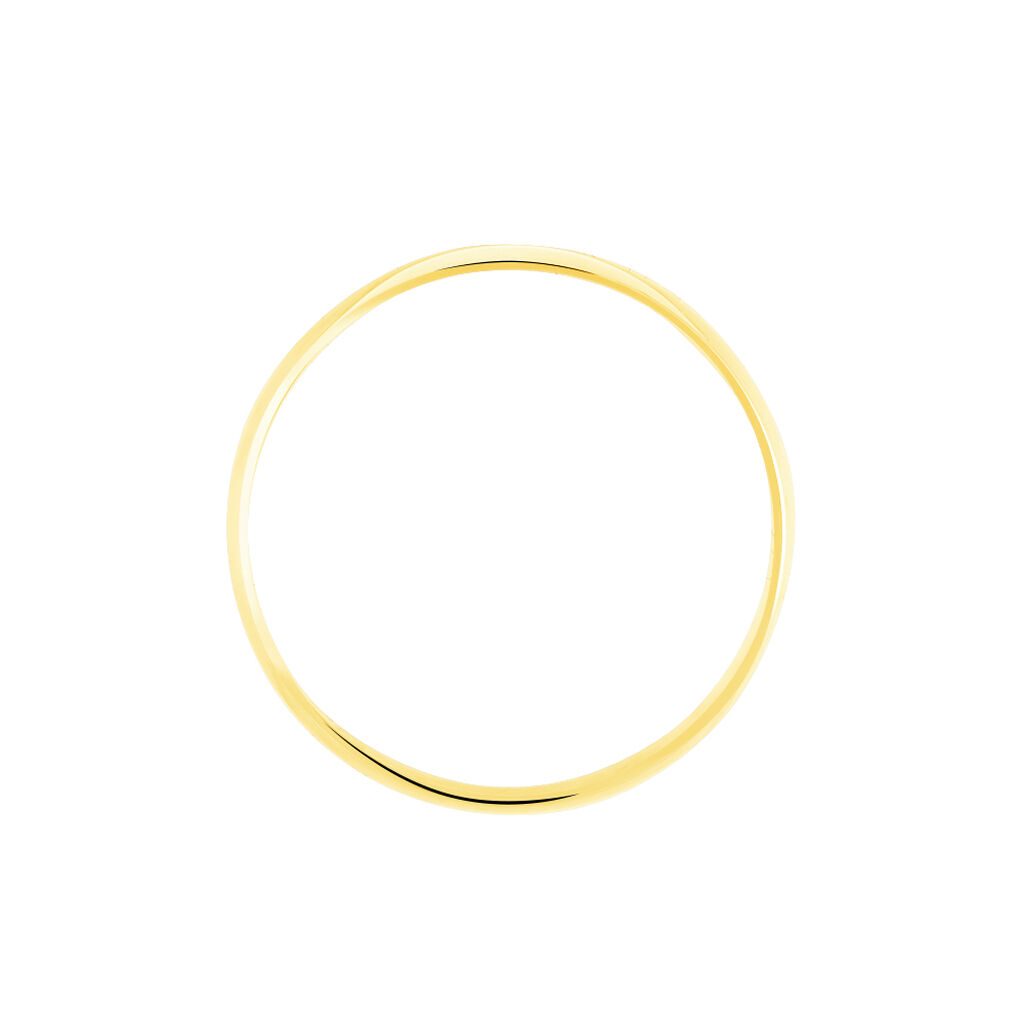 Alliance Demi Jonc Classique Or Jaune