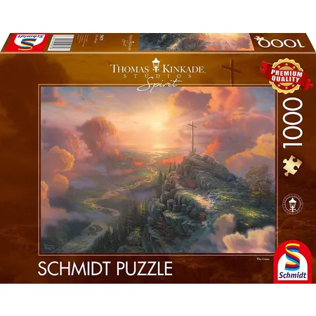 Schmidt Spiele Puzzle - Thomas Kinkade, Spirit, Das Kreuz, 1.000 Teile
