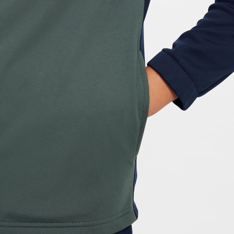 Nike Survêtement NSW Poly FZ - Bleu Foncé/Vert/Blanc Enfant