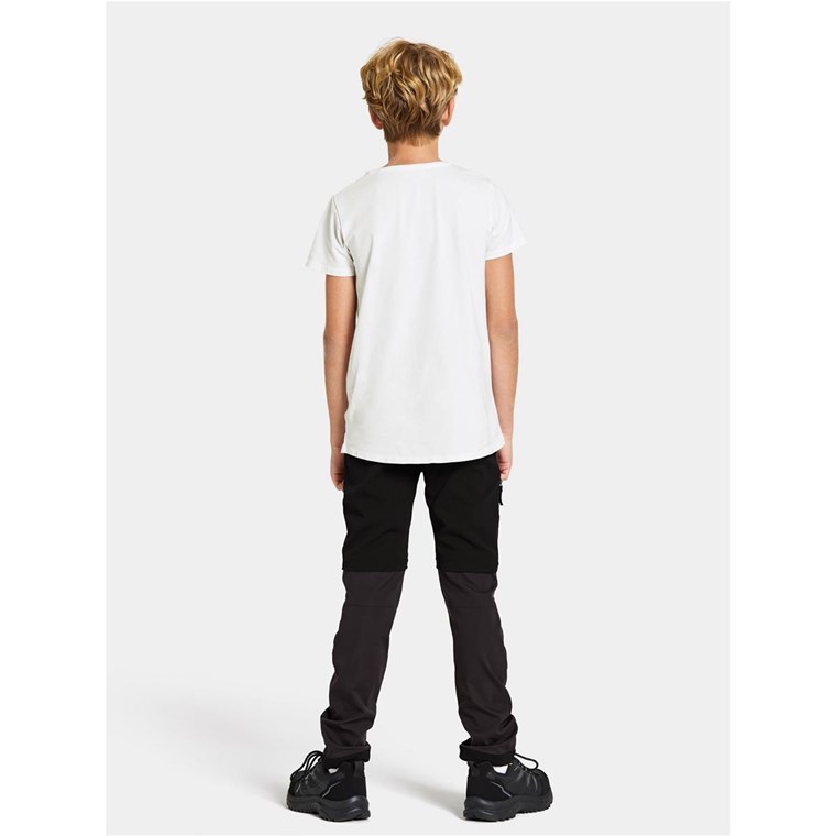 Didriksons Kotten Kids Zipp Off 8 Graphite