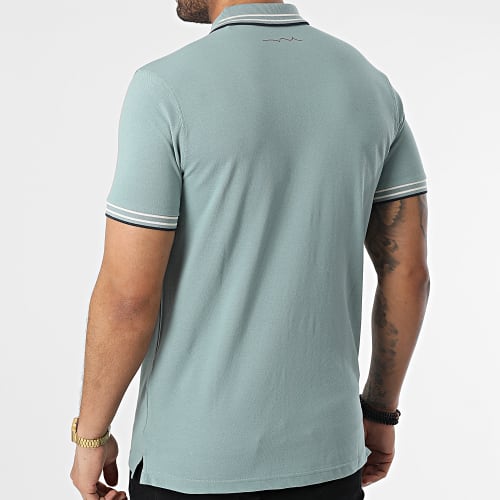 Polo Manches Courtes Pasian Gris Vert