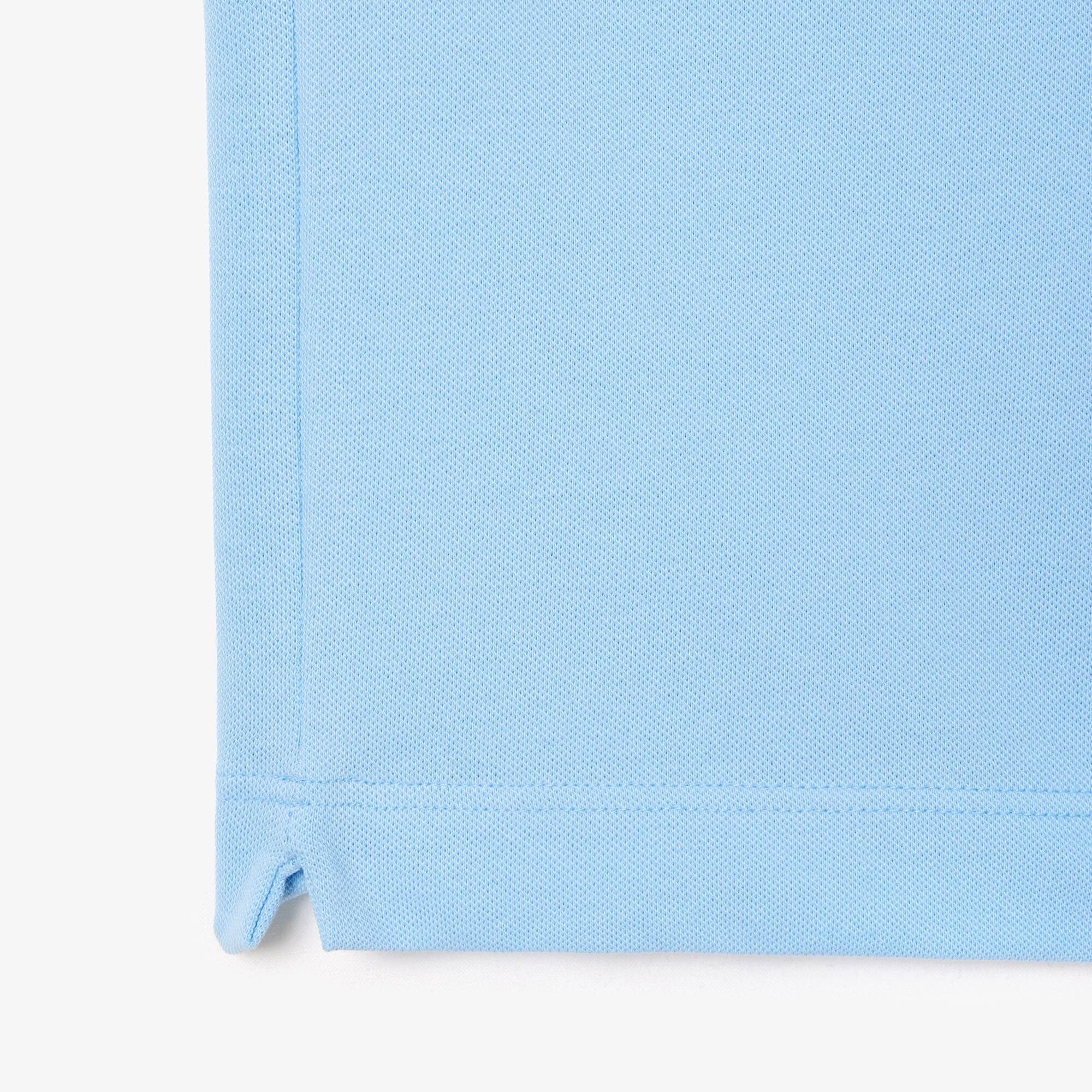 Paris Polohemd mit Kontrast-Kragen Kurze Ärmel - Blau - Lacoste - Herren