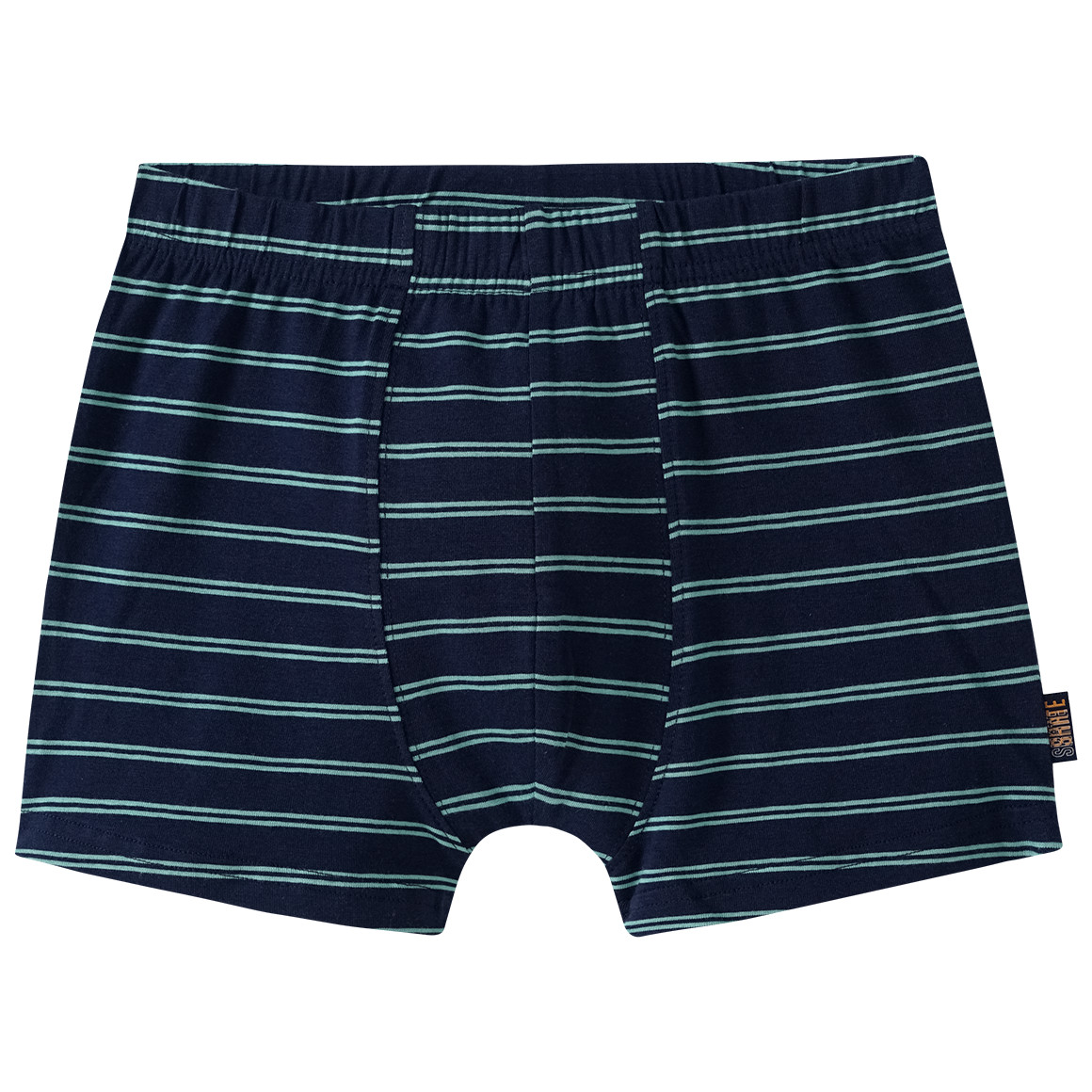 Yigga 3 Jungen Boxer mit Bio-Baumwolle blau / dunkelblau