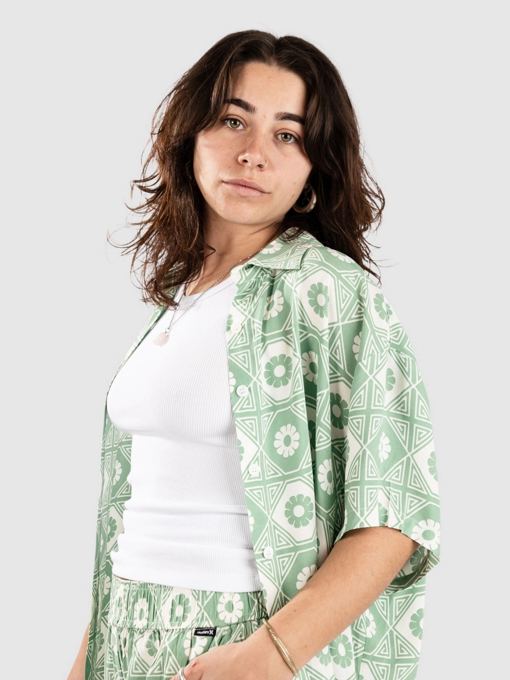 Hurley Mikonos Shirt mineral green