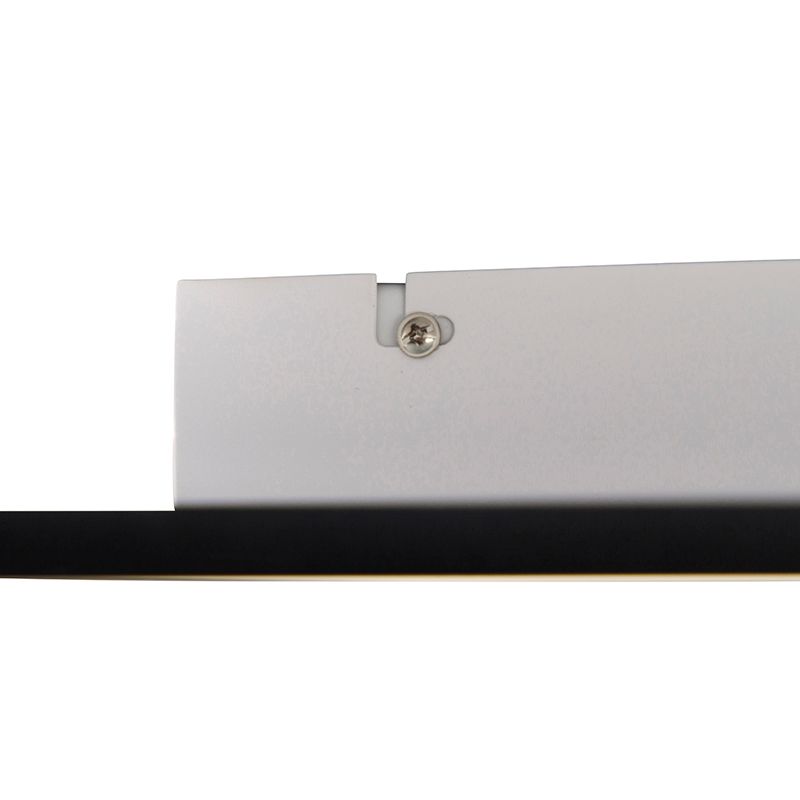 Modern LED paneel zwart 40 cm incl. LED - Liv