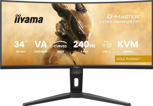 Iiyama - G-Master Gold Phoenix - Gaming Monitor - 34 inch - Ultra Wide Quad HD - 240Hz