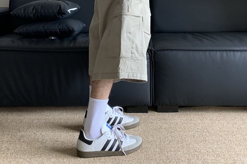 rinkoplan - Mid Rise Cargo Shorts met Zakdetail