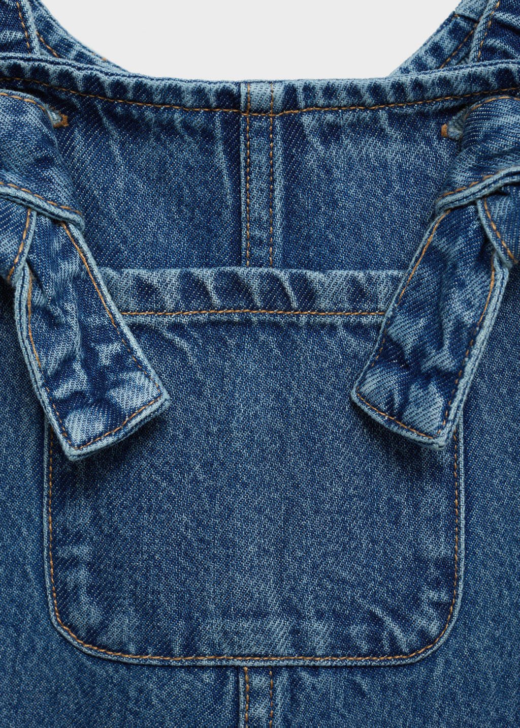 Mango Kids tuinbroek middenblauw