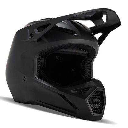 Casque cross Fox V1 - SOLID 2024 - Noir