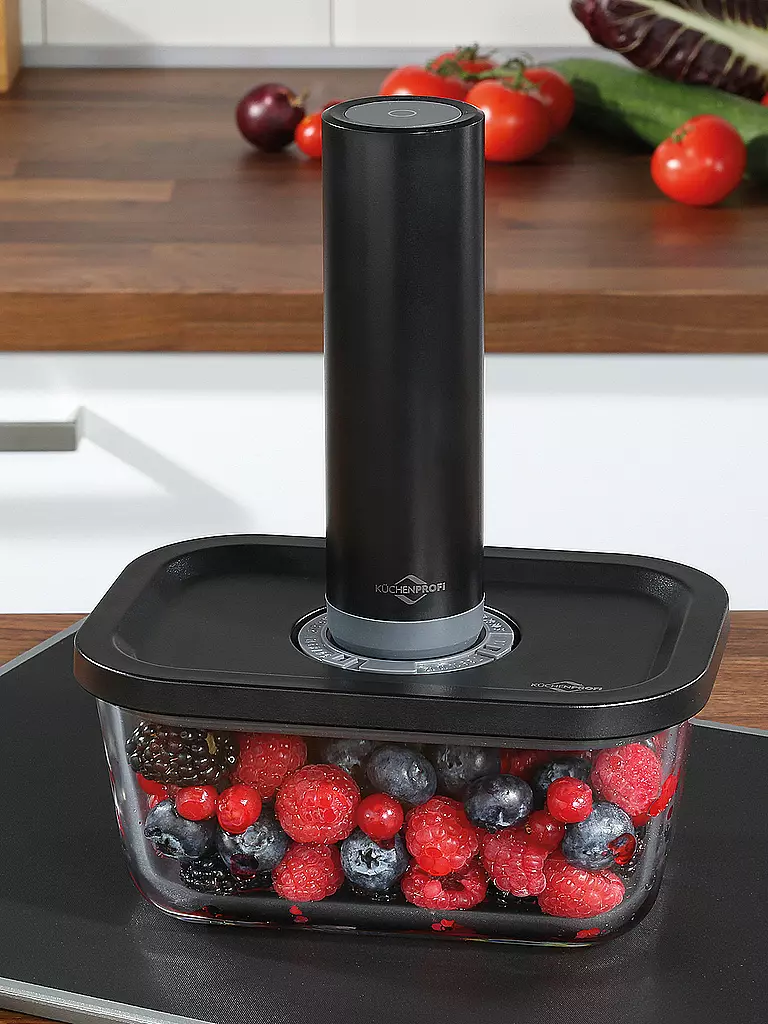 KÜCHENPROFI Vakuumpumpe EASYFRESH elektrisch Schwarz  schwarz