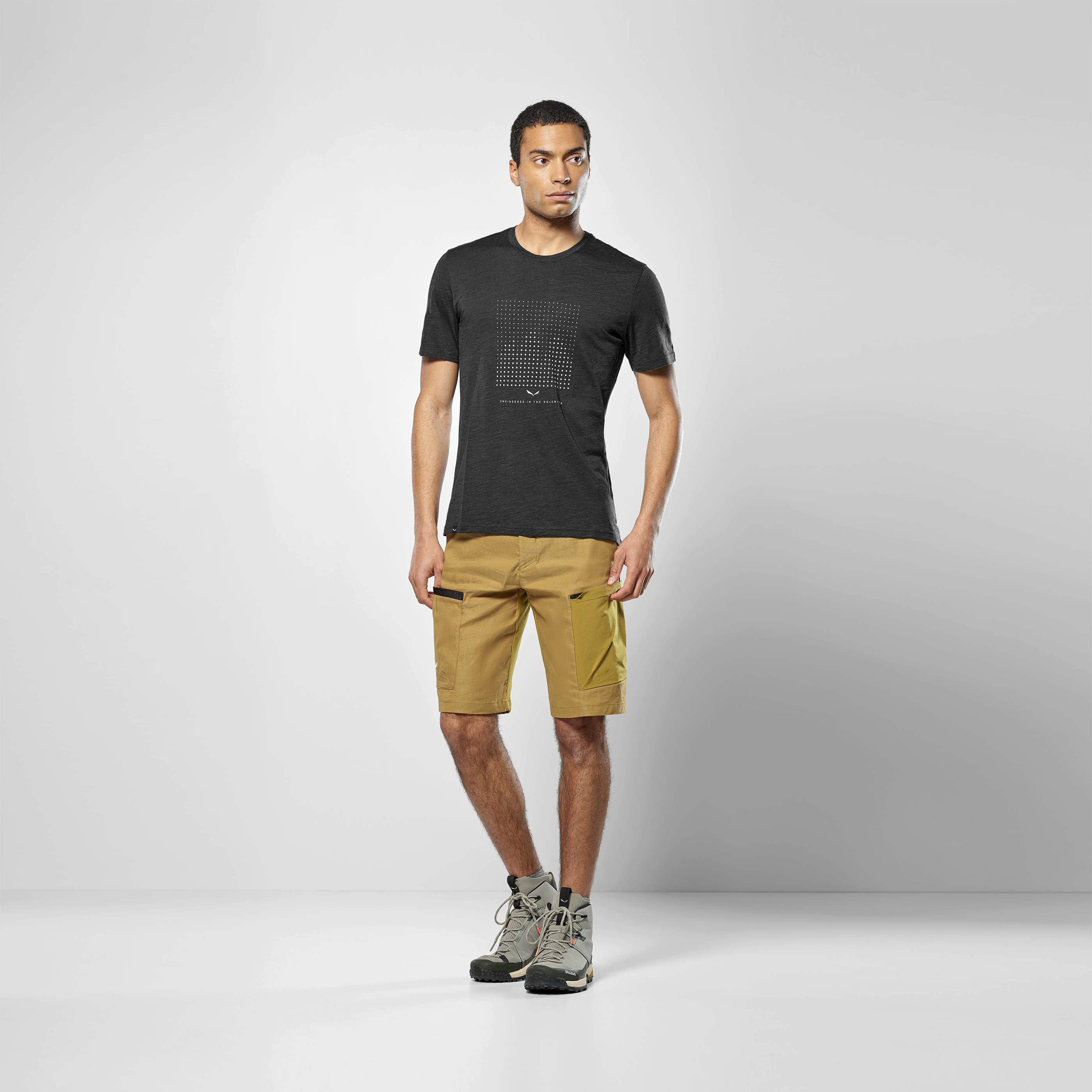Eagle Dotted Mountain Trainer Merino T-Shirt Herren
