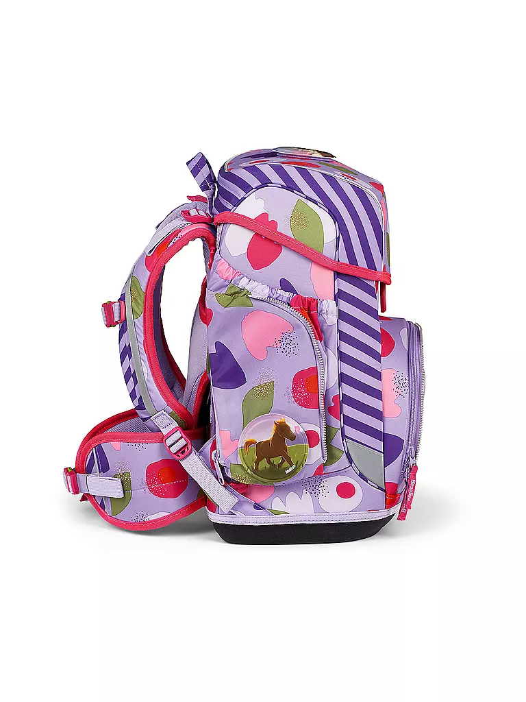ERGOBAG Schultaschen Set 5tlg CUBO - BlütenzauBär  lila