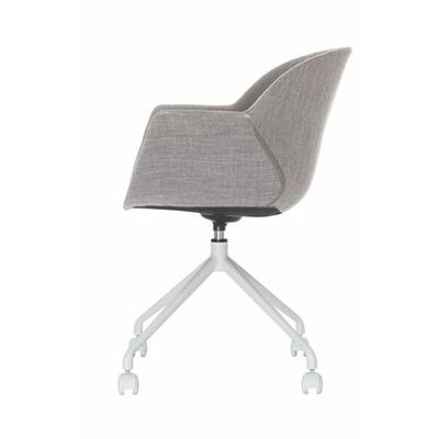 Lot de 2 chaises GANT - avec accoudoirs - gris