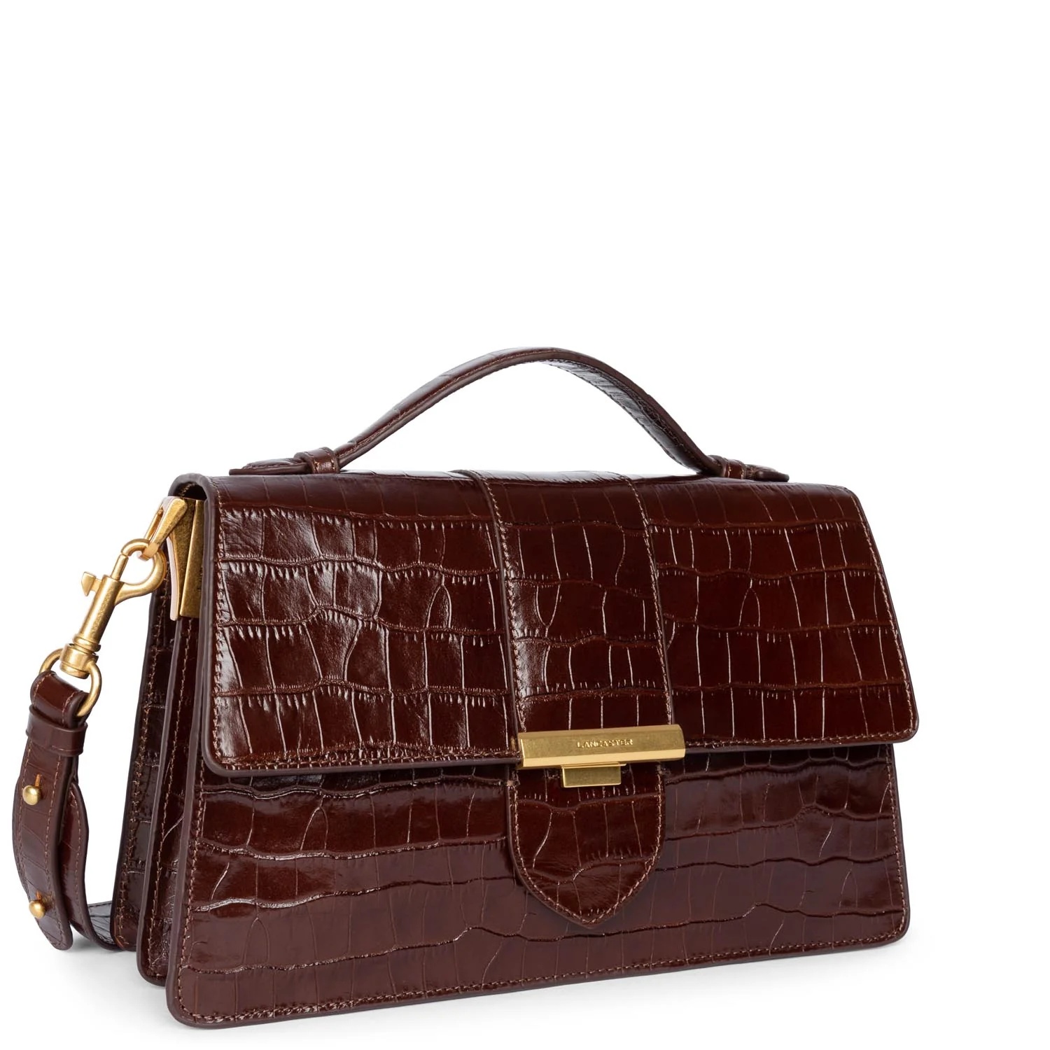 Croco Ily-Grand sac à main