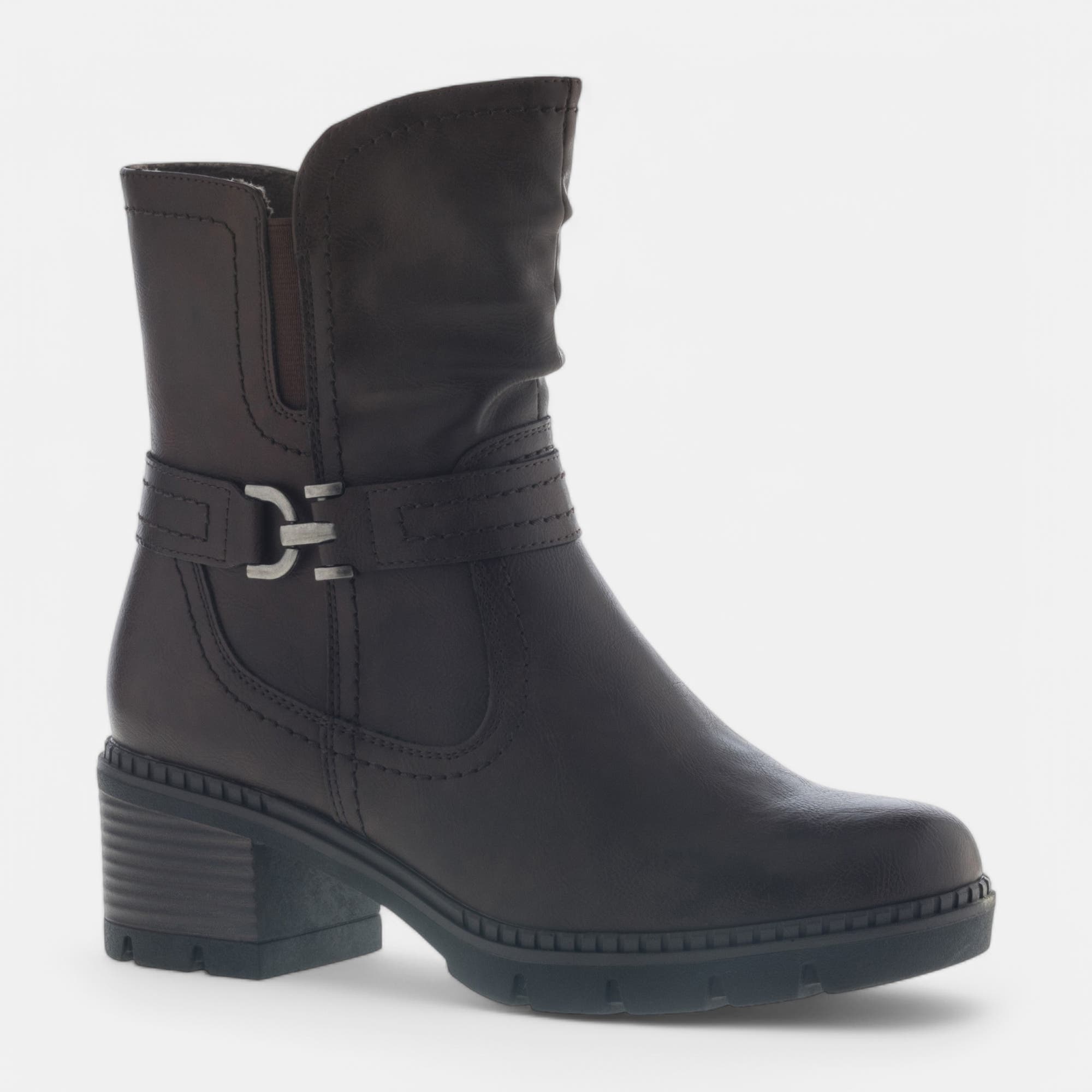 Boots à talon Femme marron