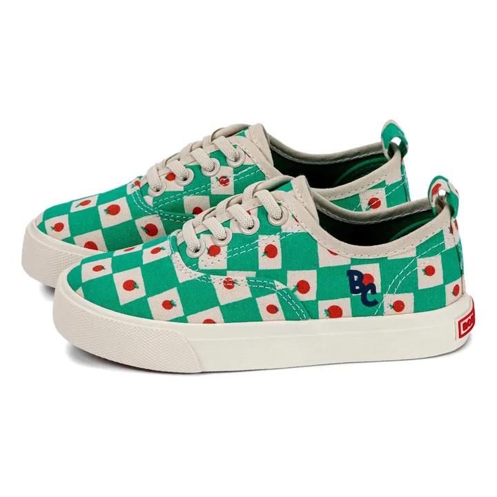 Bobo Choses Baskets Coton Bio Tomates | Vert