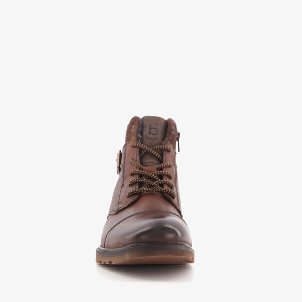 Bugatti hoge leren heren veterboots bruin