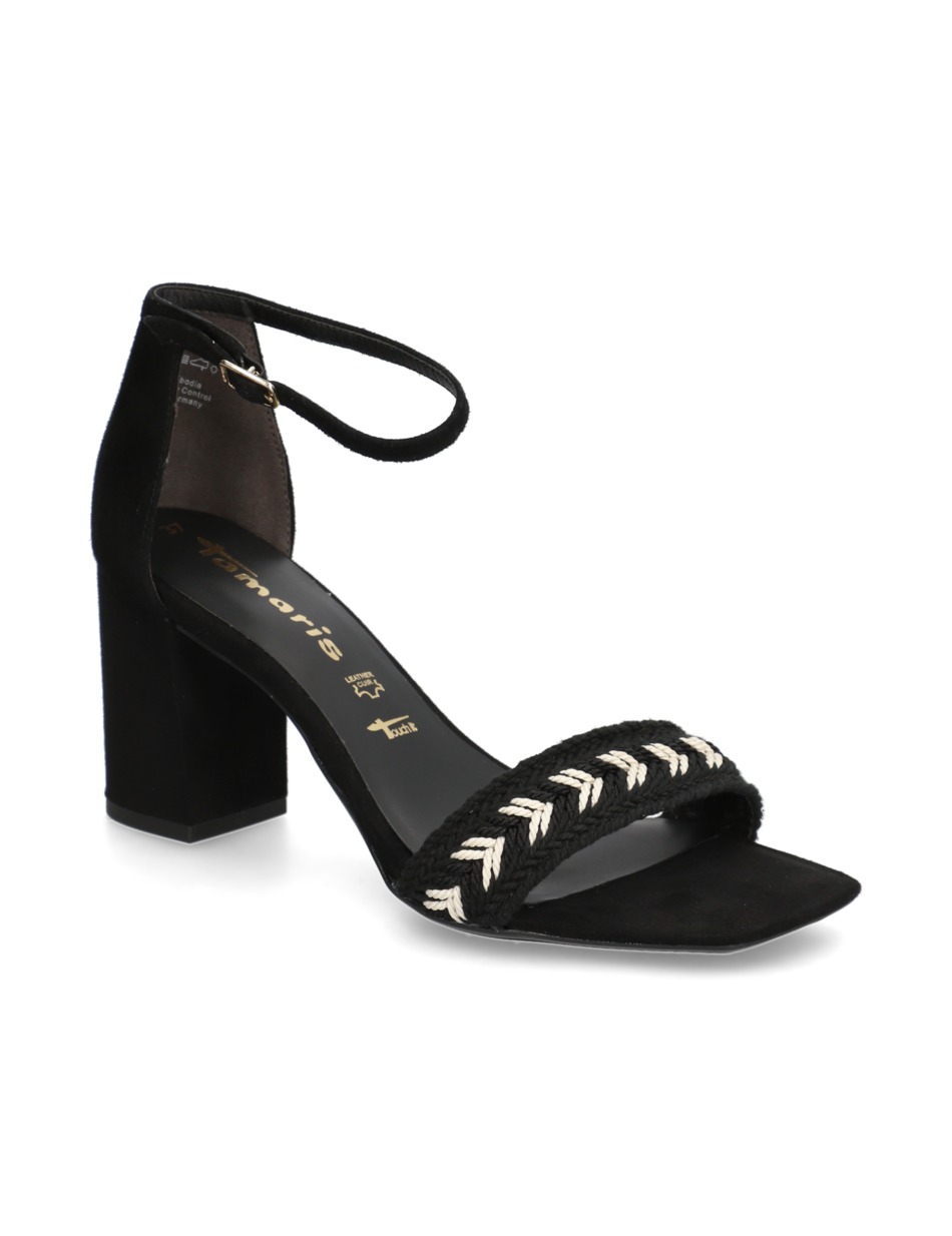 Veloursleder Sandale