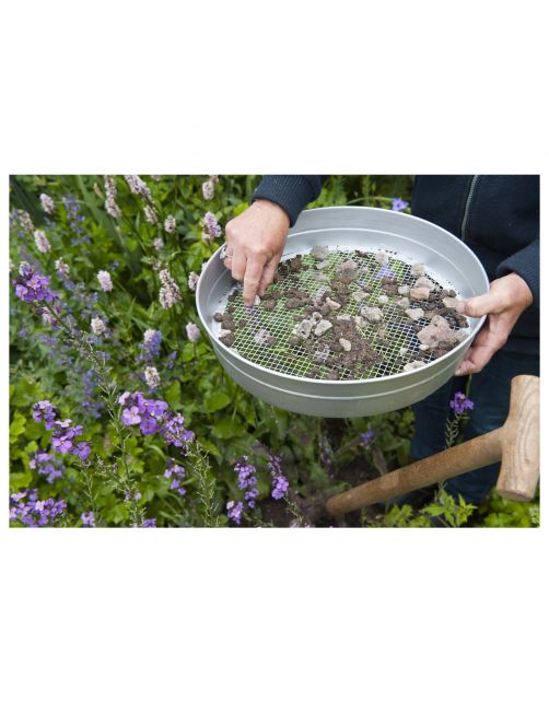 Nature Tuinzeef Mazen 6mm - Klim-En Geleide Artikel - Ø37 cm Zilver