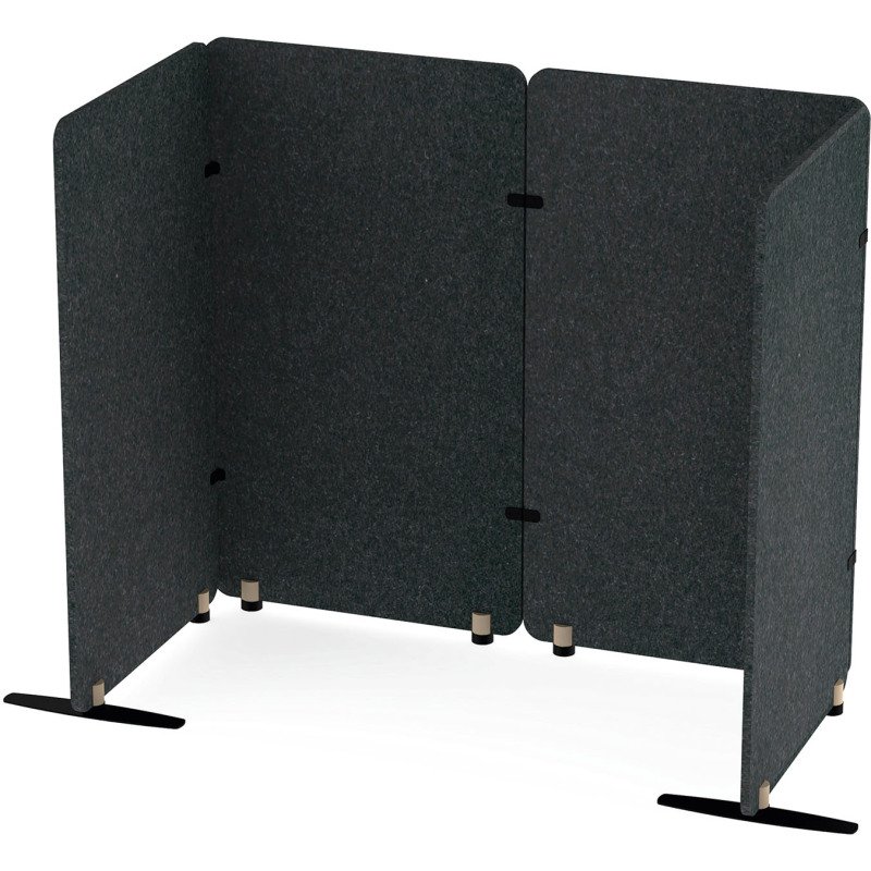 Cloison acoustique Sculpo modulaire autoportante  L 160 x H 180 x P 80 cm ARCHYI