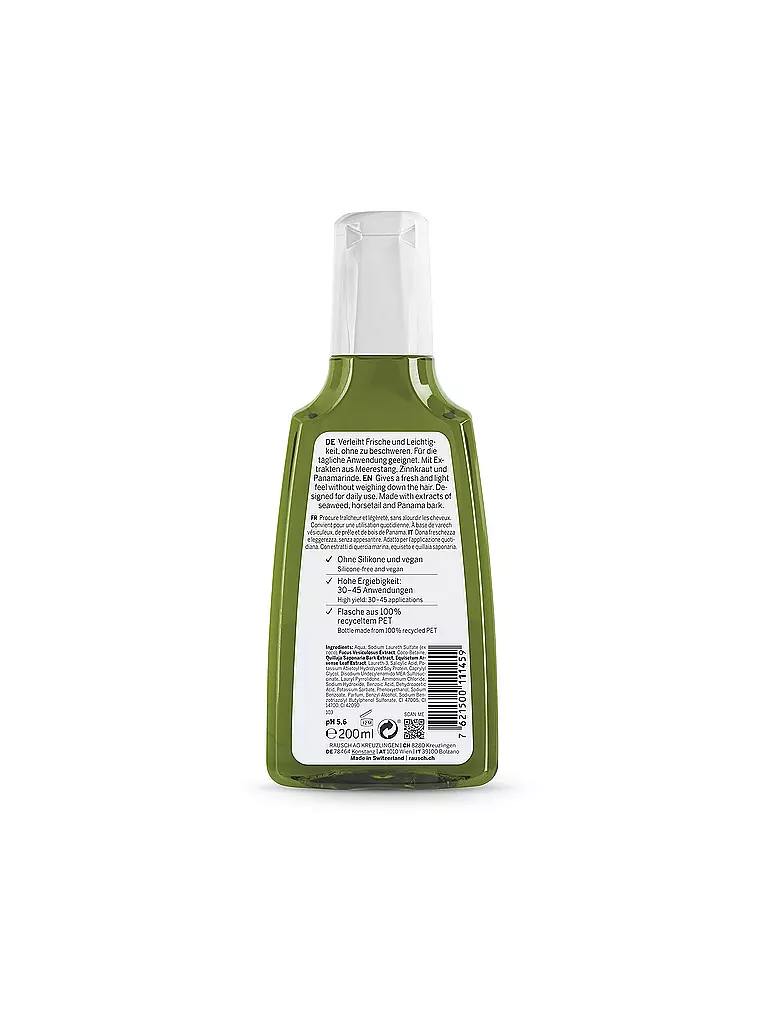 RAUSCH Anti-Fett-Shampoo mit Meerestang 200ml keine Farbe