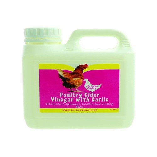 Combina vinagre de maçã e alho para aves