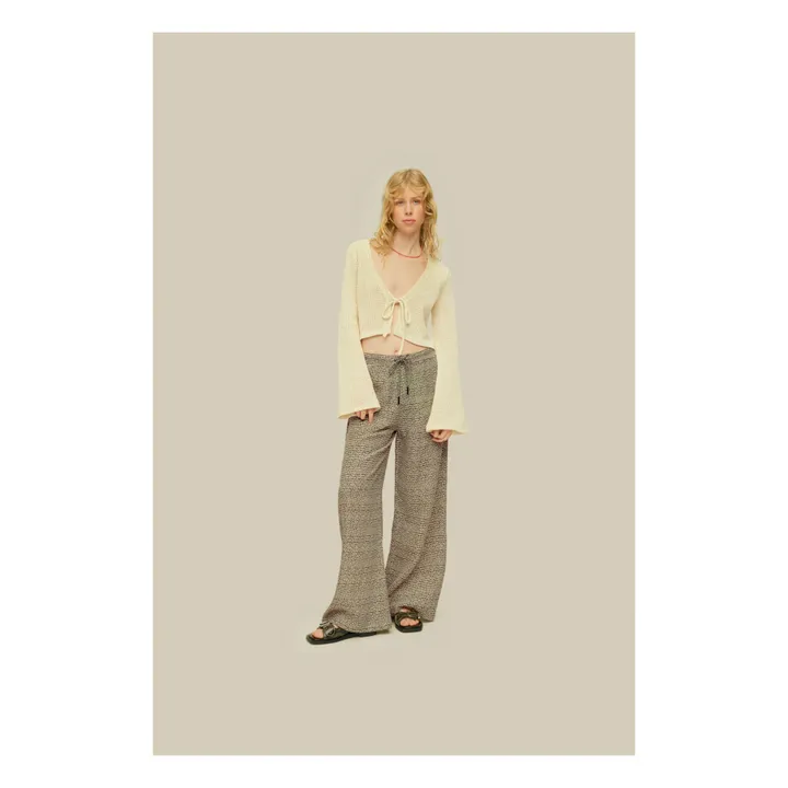 OAS Gilet Vacay Net | Ecru