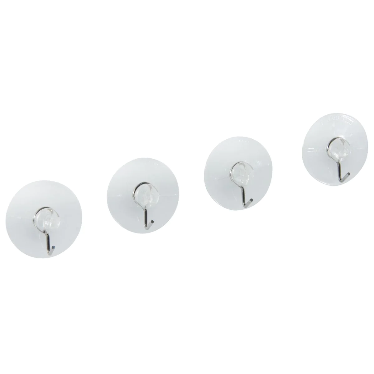 Lot de 4 crochets à ventouse Tecno Fackelmann