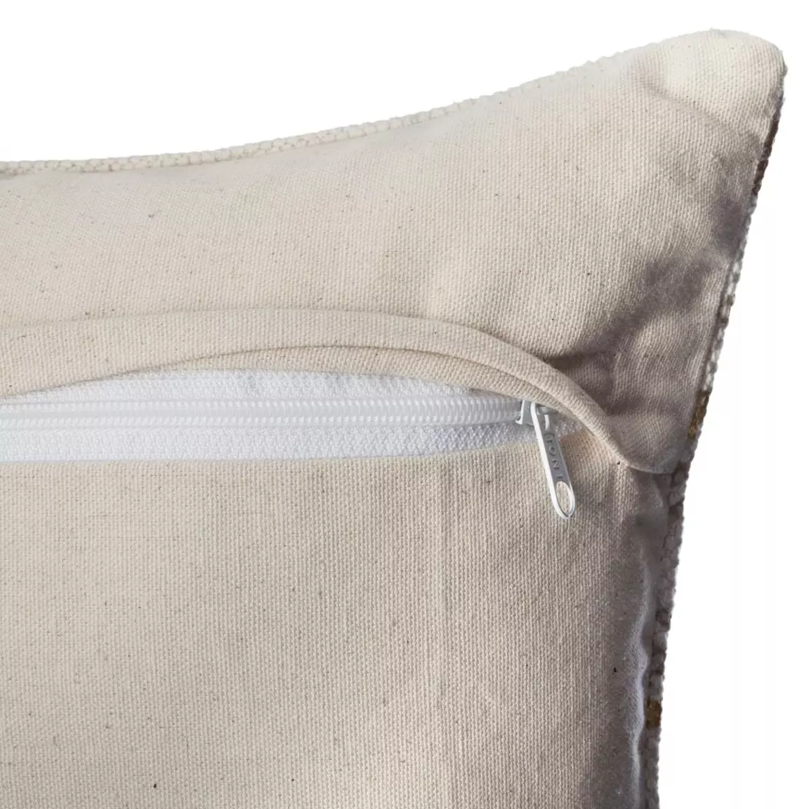 Housse de coussin carrée coton (40 x 40 cm) Etnik Gris