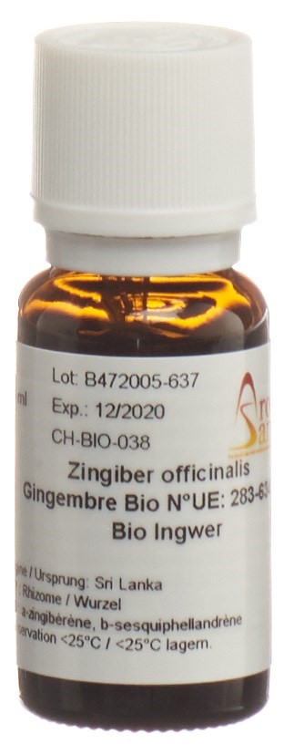 Aromasan Ingwer<br>15 ml, Ätherisches Öl, Bio