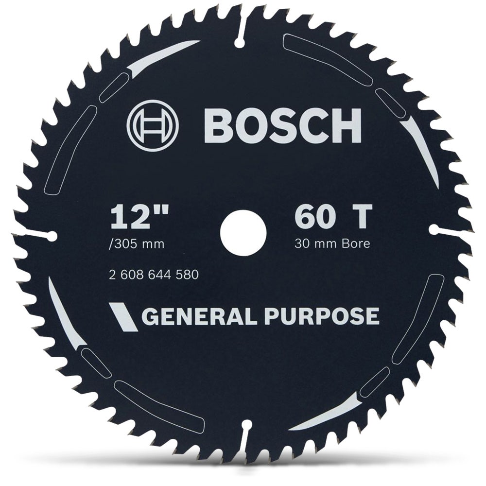 BOSCH 305mm 60T TCT Circular Saw Blade for Wood Cutting - GENERAL PURPOSE