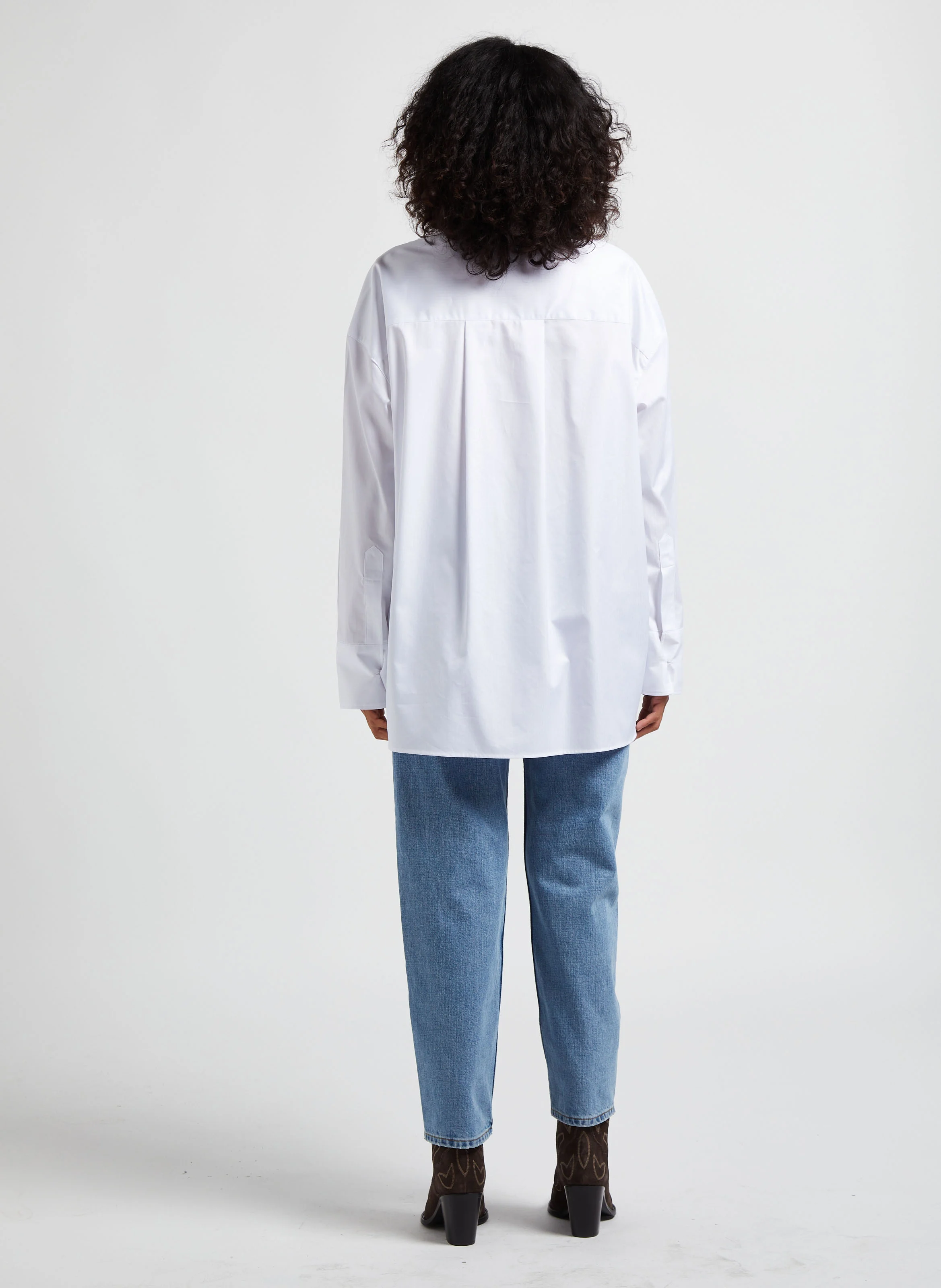 SPARK - Jean taille haute droit en coton|
