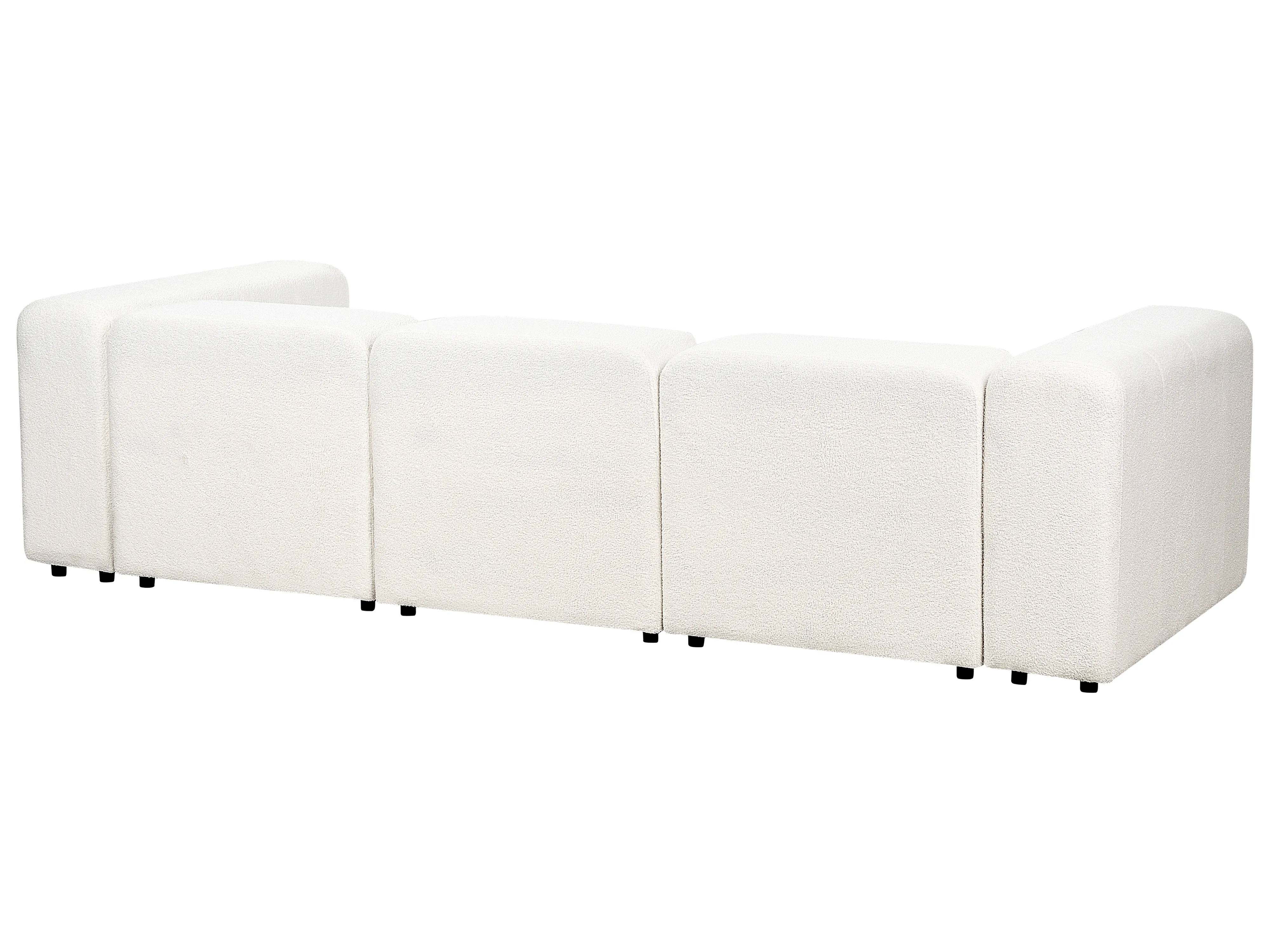 Modulaire bank 3-zits FALSTERBO Bouclé Wit