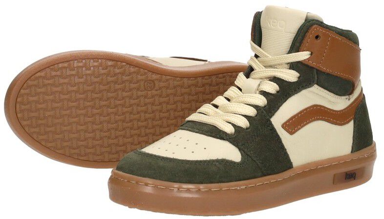 Keq Veterschoenen Hoog groen