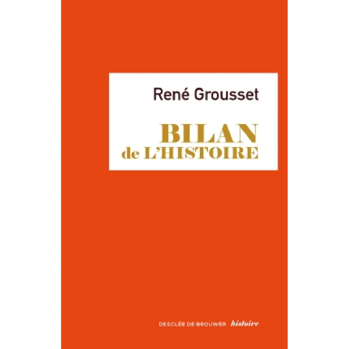 Bilan de l'histoire · Occasion