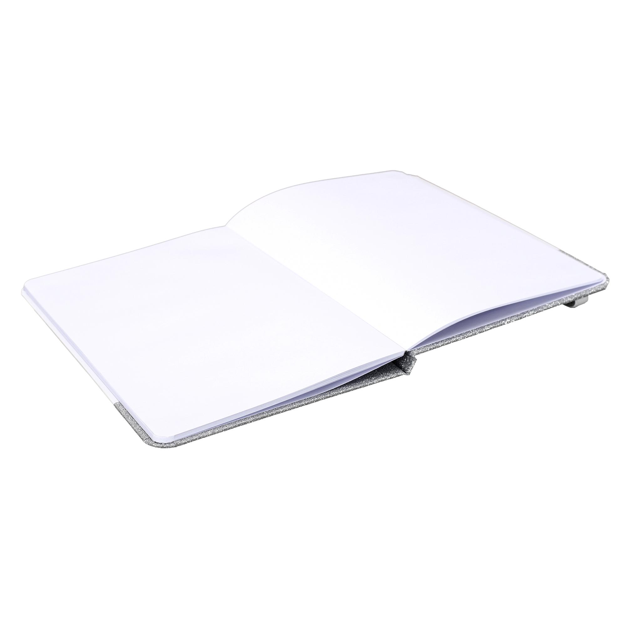 CARNET DE NOTES PAILLETTES LICORNE 21X15CM
