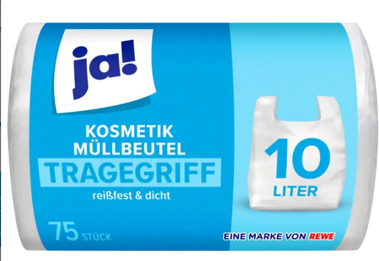 JA! Kosmetik Müllbeutel 10 Liter