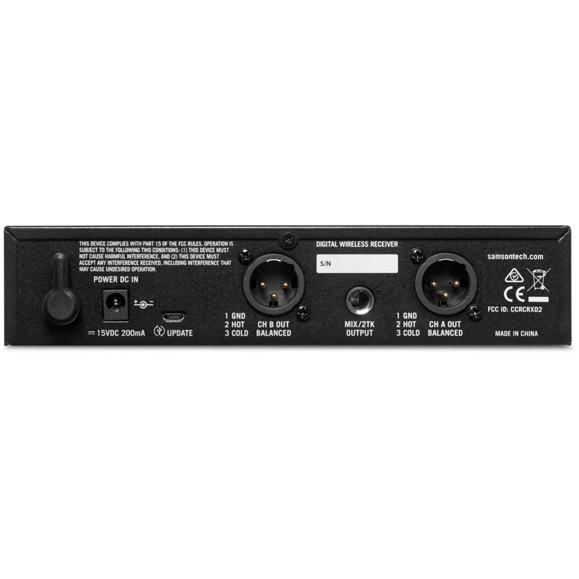 Samson Concert XD2 dubbel draadloos handheld systeem