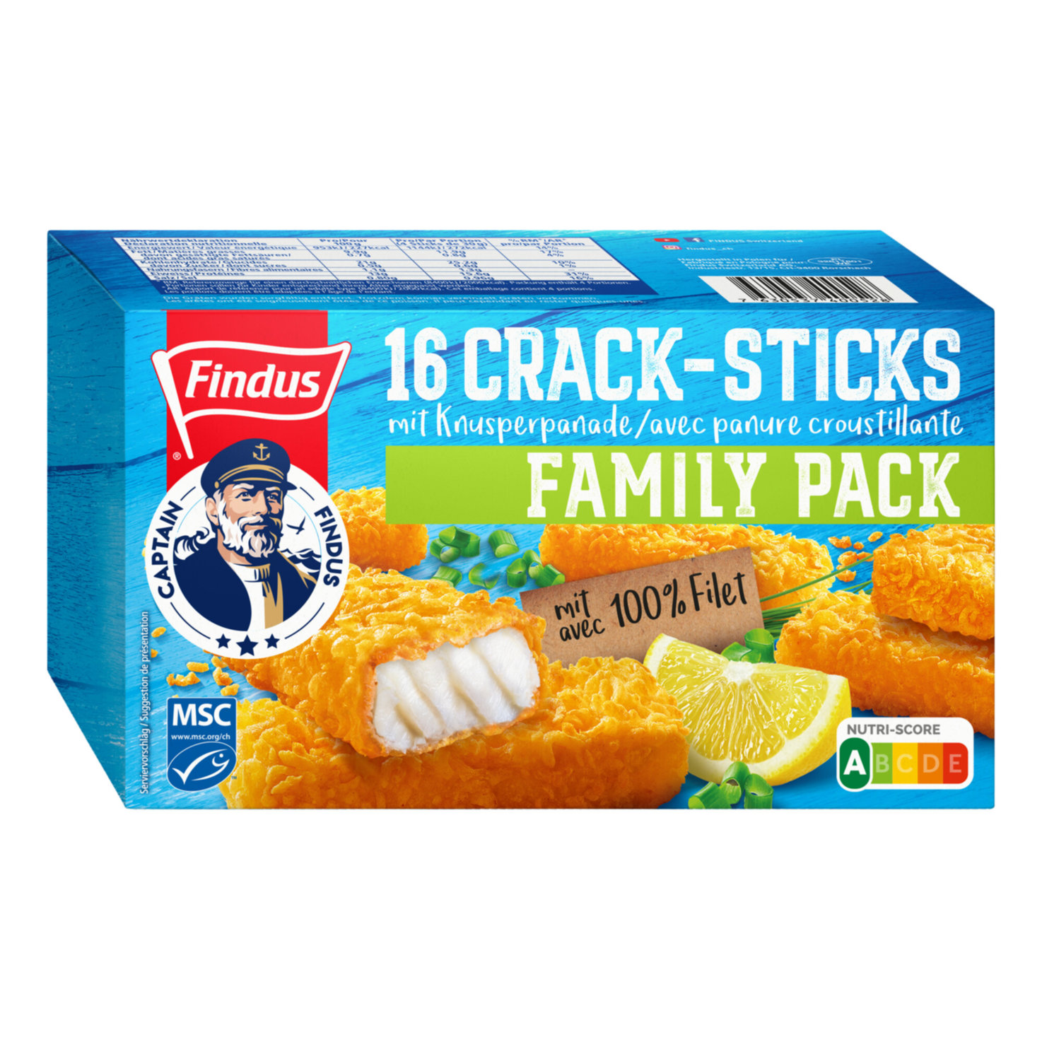 Findus Crack Sticks MSC