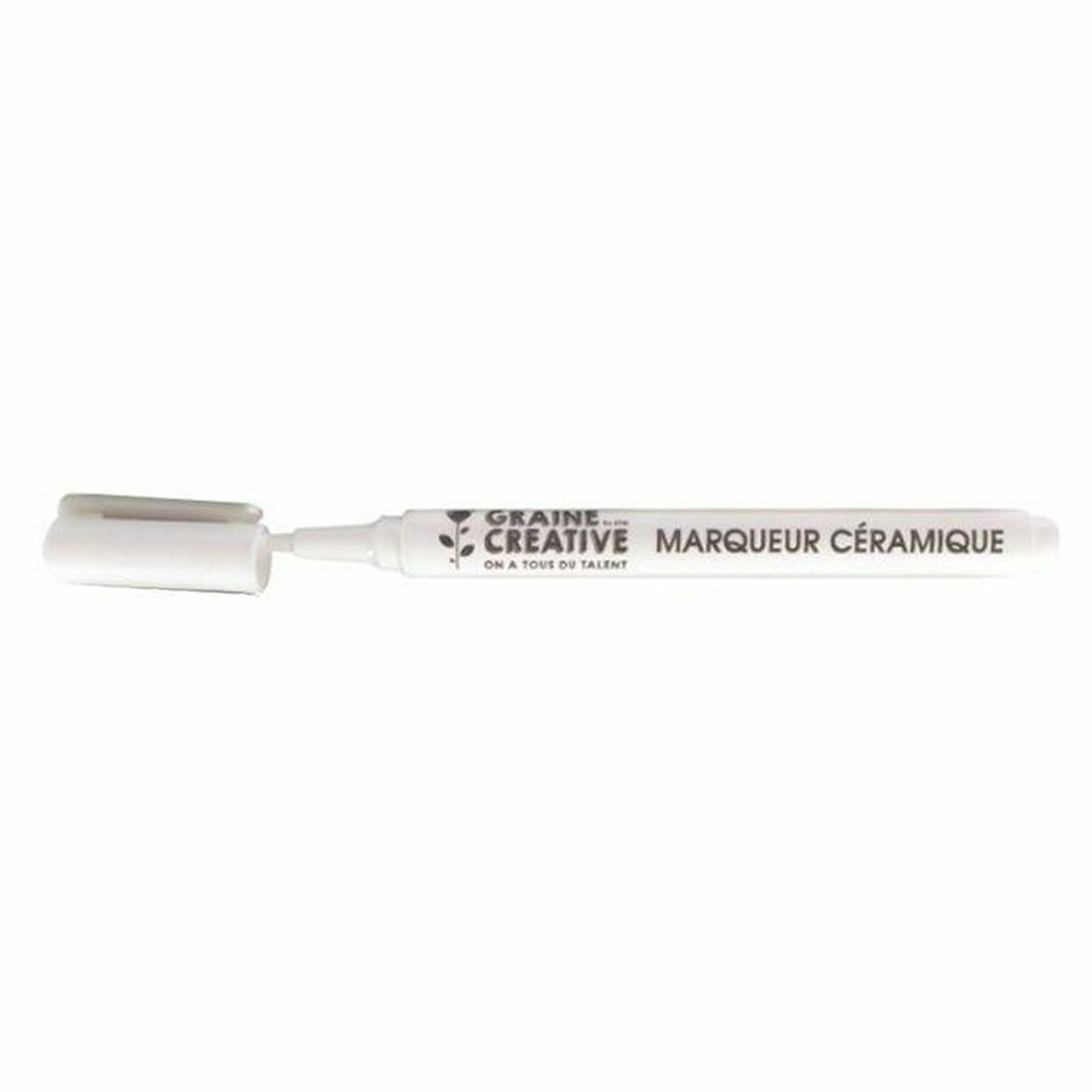 3 marqueurs pour céramique blancs