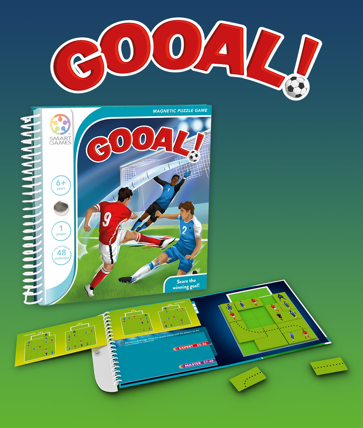 Smart games Smartgames magnetic travel Gooal!