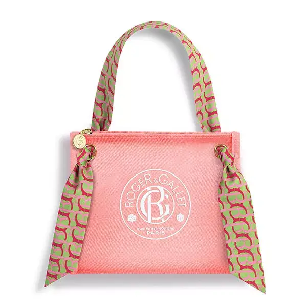 Conjunto de presente Roger & Gallet: Óleo essencial perfumado de flor de figo aquático 30ml e loção corporal.