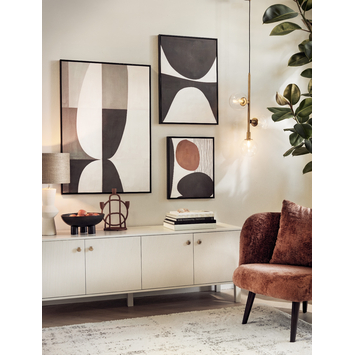 WOOOD TV-meubel Madu wolkengrijs grenenhout 56 x 160 cm