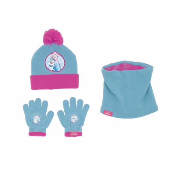 Hatt, Hansker og Nakkevarmer Frozen Memories Blå
