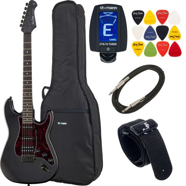 Harley Benton ST-20HSS SBK Standard S Bundle