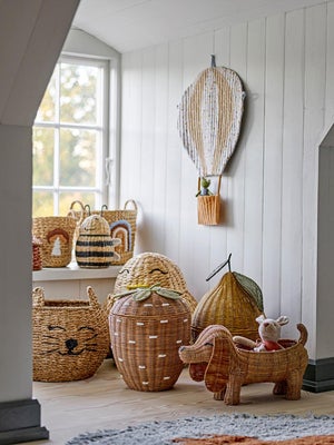 Bloomingville MINI Palle Kurv, Brun
