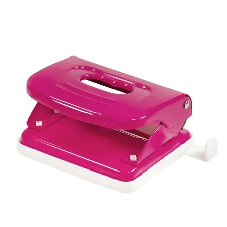 Idena Locher aus Metall pink für 20 Blatt