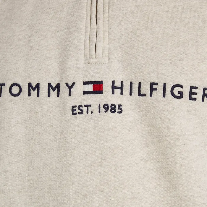 Tommy Hilfiger Logo Mock Neck Sweater Heren