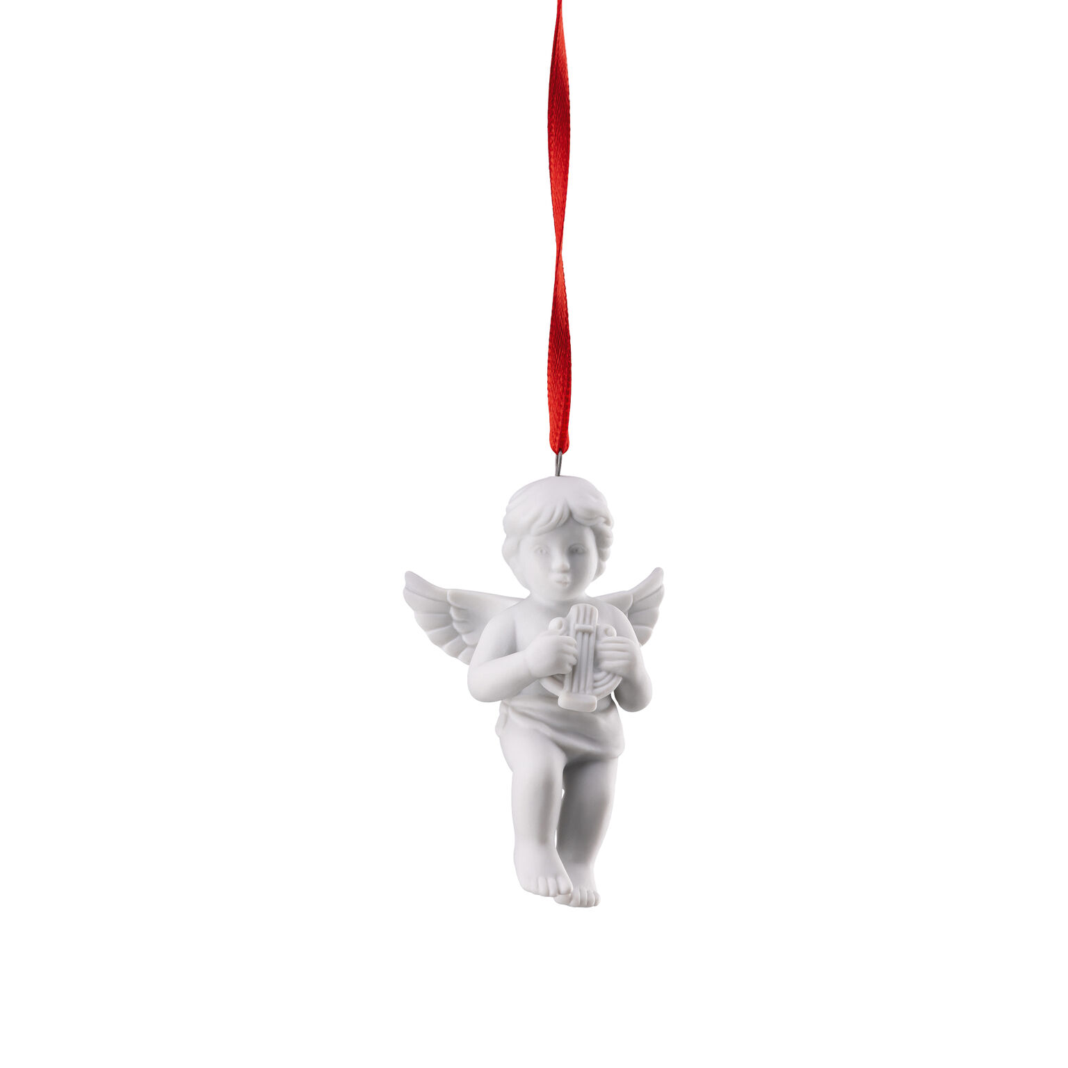 Angels Weiss matt Engel mit Lyra